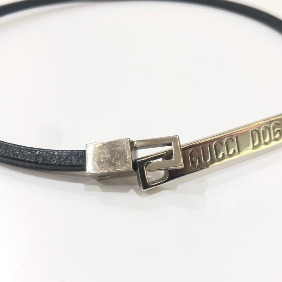 GUCCI グッチ GUCCI DOG GUCCI ドッグ 犬用 チョーカー ネックレス チョーカー ブラック ユニセックス【中古】 | GUCCI | 05