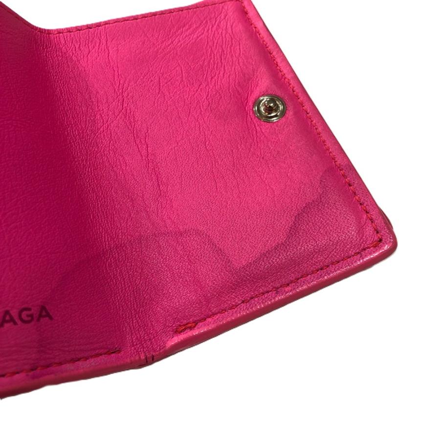 BALENCIAGA バレンシアガ 203437 クラシック コンパクトウォレット 3つ折り財布 財布 3つ折り財布 ピンク レディース【中古】 | BALENCIAGA | 04