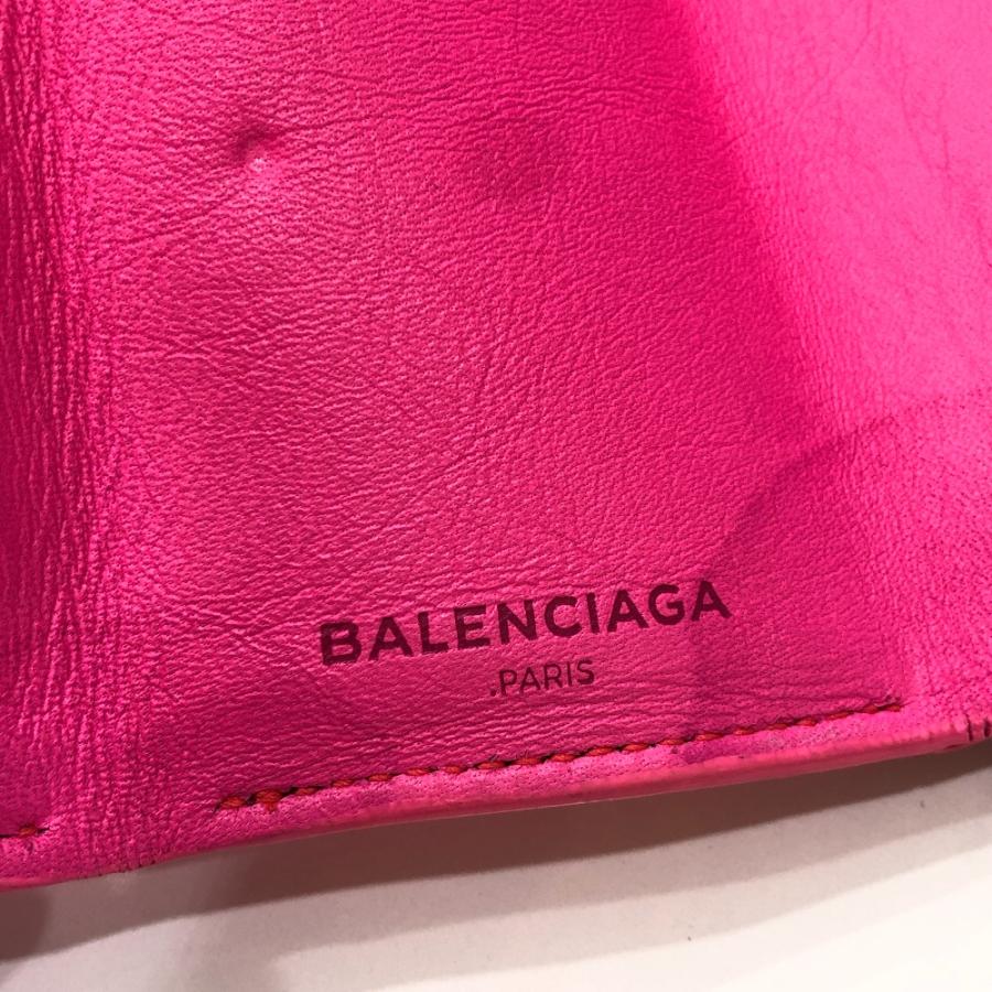 BALENCIAGA バレンシアガ 203437 クラシック コンパクトウォレット 3つ折り財布 財布 3つ折り財布 ピンク レディース【中古】 | BALENCIAGA | 05