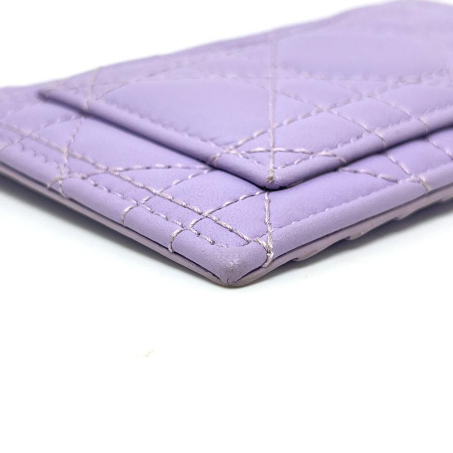 Dior ディオール S0965ONMJ コスモス ジップ カードケース レディディオール コインケース パープル レディース【中古】 |  | 04