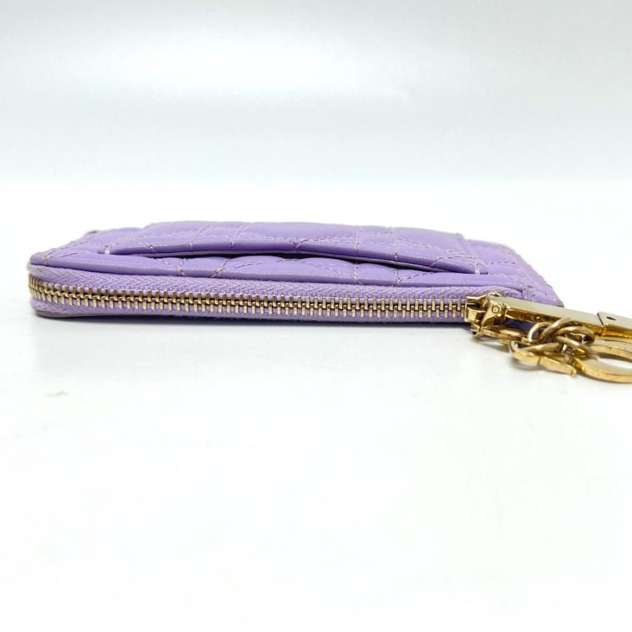 Dior ディオール S0965ONMJ コスモス ジップ カードケース レディディオール コインケース パープル レディース【中古】 |  | 07