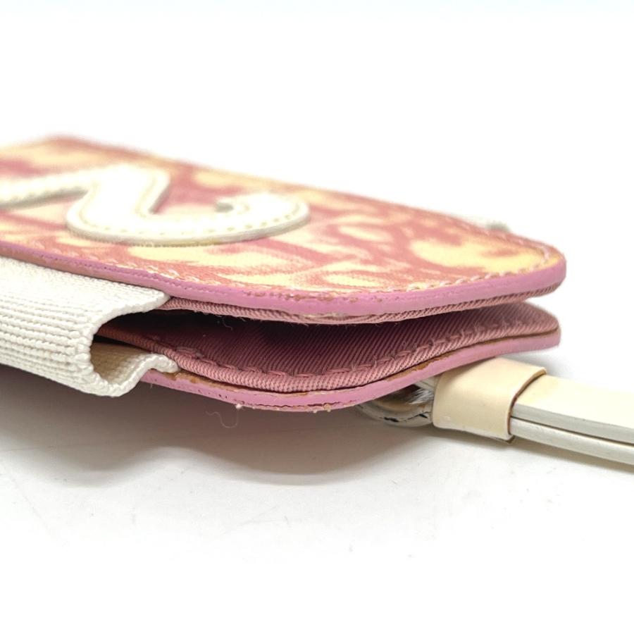 Dior ディオール トロッター No.2 ストラップ 携帯ケース ピンク レディース【中古】 |  | 05