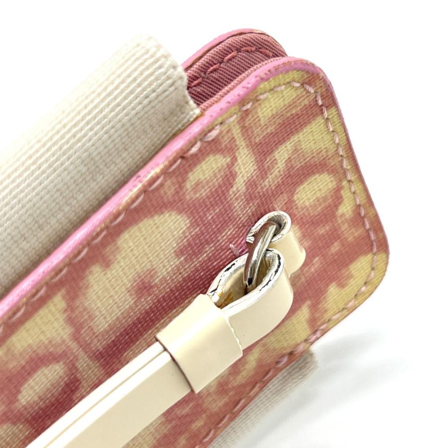 Dior ディオール トロッター No.2 ストラップ 携帯ケース ピンク レディース【中古】 |  | 08