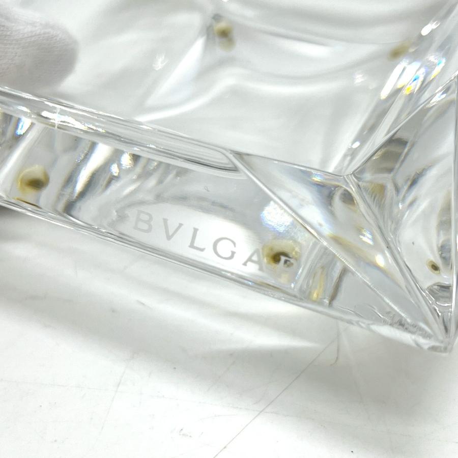 BVLGARI ブルガリ 角型エキセントリカ スクエア ブルガリｘローゼンタール  灰皿 クリア ユニセックス【中古】 | BVLGARI | 01