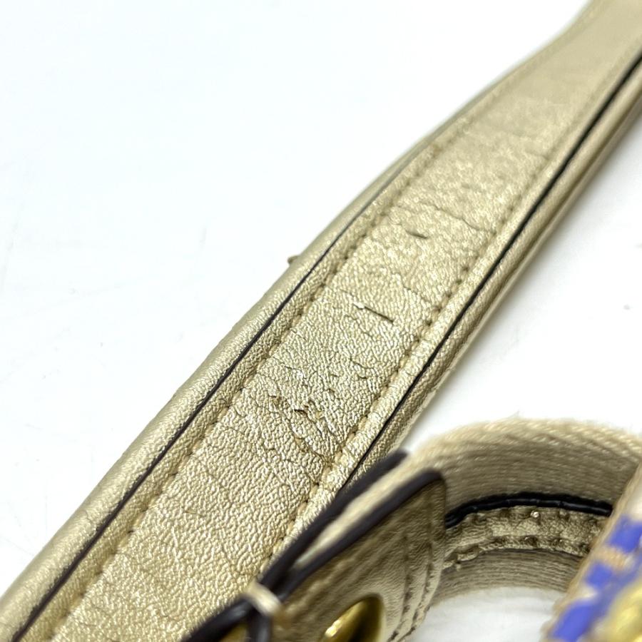 COACH コーチ F20761 ポピーデイジー フローラル アップリケ シグネチャー カバン バッグ 斜め掛け ショルダーバッグ ベージュ 【中古】 | COACH | 05