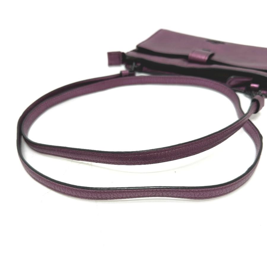 COACH コーチ 59958 ポップアップ  ウォレット メッセンジャーバック ショルダーバッグ パープル レディース【中古】 | COACH | 06