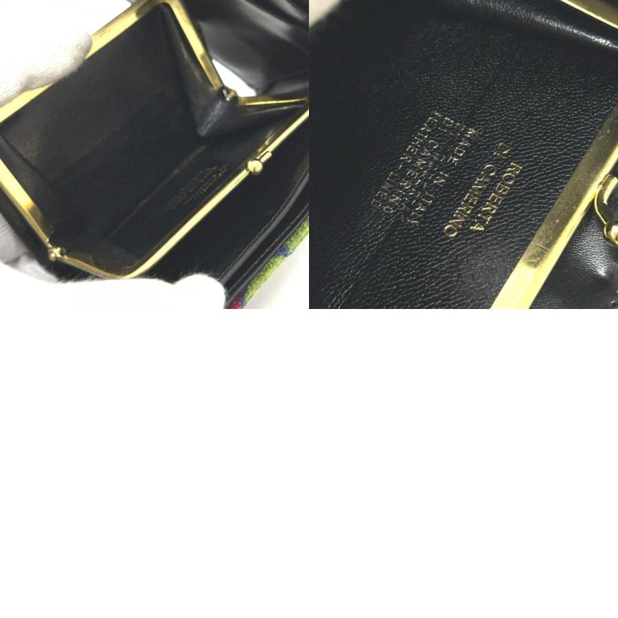 Roberta di Camerino ロベルタ・ディ・カメリーノ がま口 小物 財布 ロゴ 2つ折り財布 マルチカラー レディース【中古】 | ROBERTA DI CAMERINO | 09