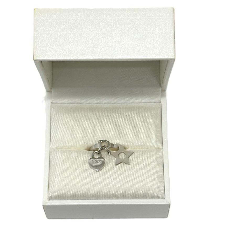 新品同様 Christian Dior クリスチャンディオール スター ハート ファッション アクセサリー リング・指輪 シルバー レディース【中古】 |  | 06