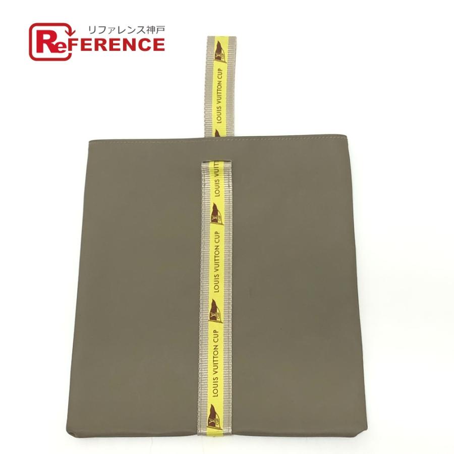 LOUIS VUITTON ルイヴィトン D60184 ルイヴィトンカップ 2003年アメリカズカップ ポーチ オリーブグリーン レディース【中古】 | LOUIS VUITTON
