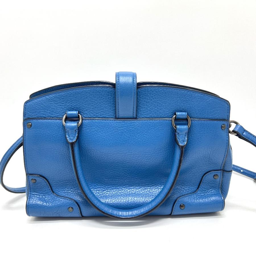 美品 COACH コーチ 37779 マーサーサッチェル24 2WAY カバン バッグ 斜め掛け ショルダーバッグ ハンドバッグ ブルー レディース【中古】 | COACH | 01