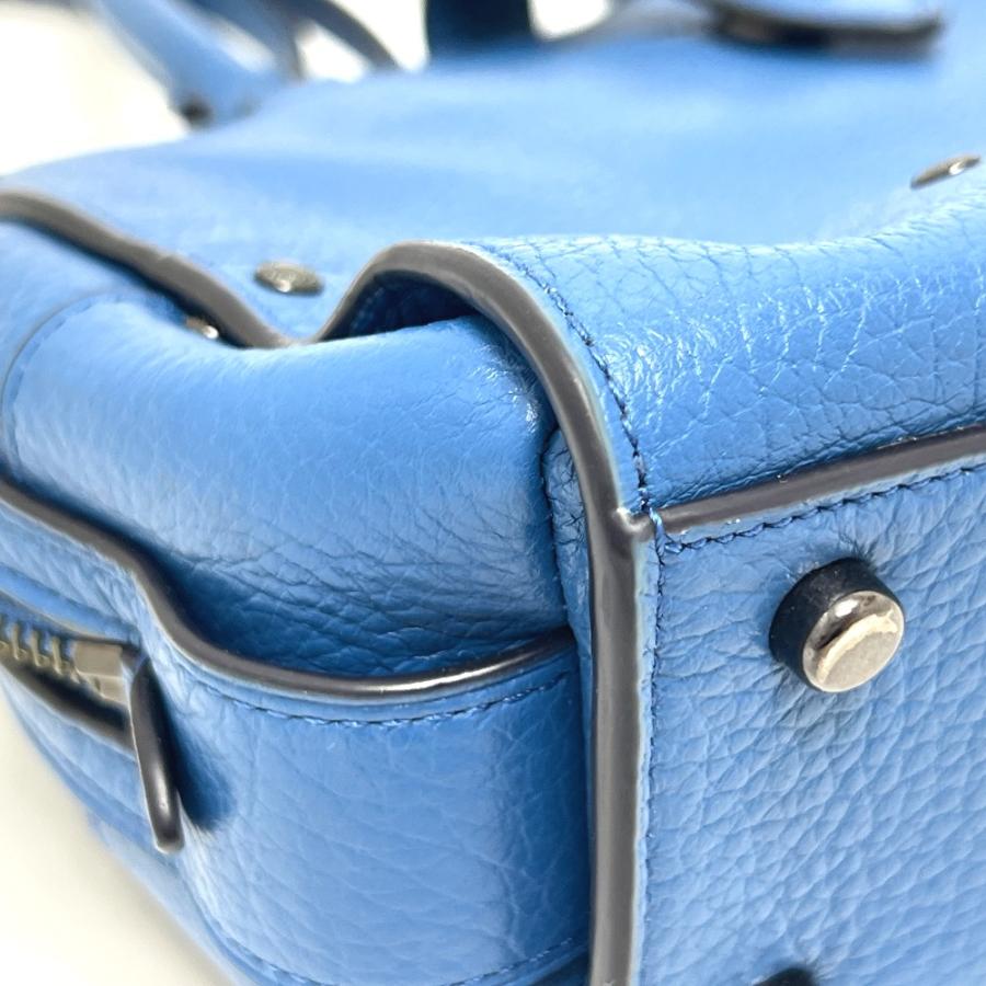 美品 COACH コーチ 37779 マーサーサッチェル24 2WAY カバン バッグ 斜め掛け ショルダーバッグ ハンドバッグ ブルー レディース【中古】 | COACH | 05