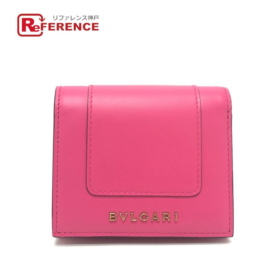 新品同様 BVLGARI ブルガリ 288858 セルペンティ ウォレット 財布 ミニ財布 3つ折り財布 ピンク レディース【中古】 | BVLGARI