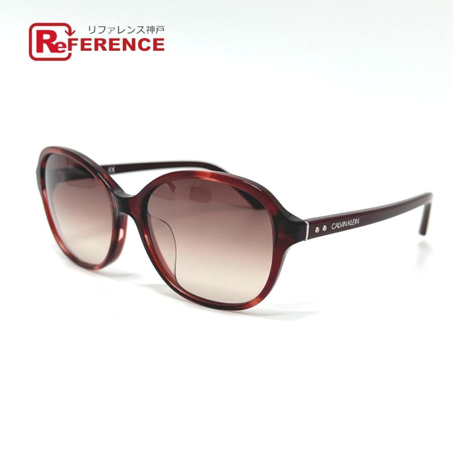 CALVIN KLEIN カルバンクライン CK18522SA アジアンフィット  アイウェア サングラス ブラウン レディース【中古】 | 