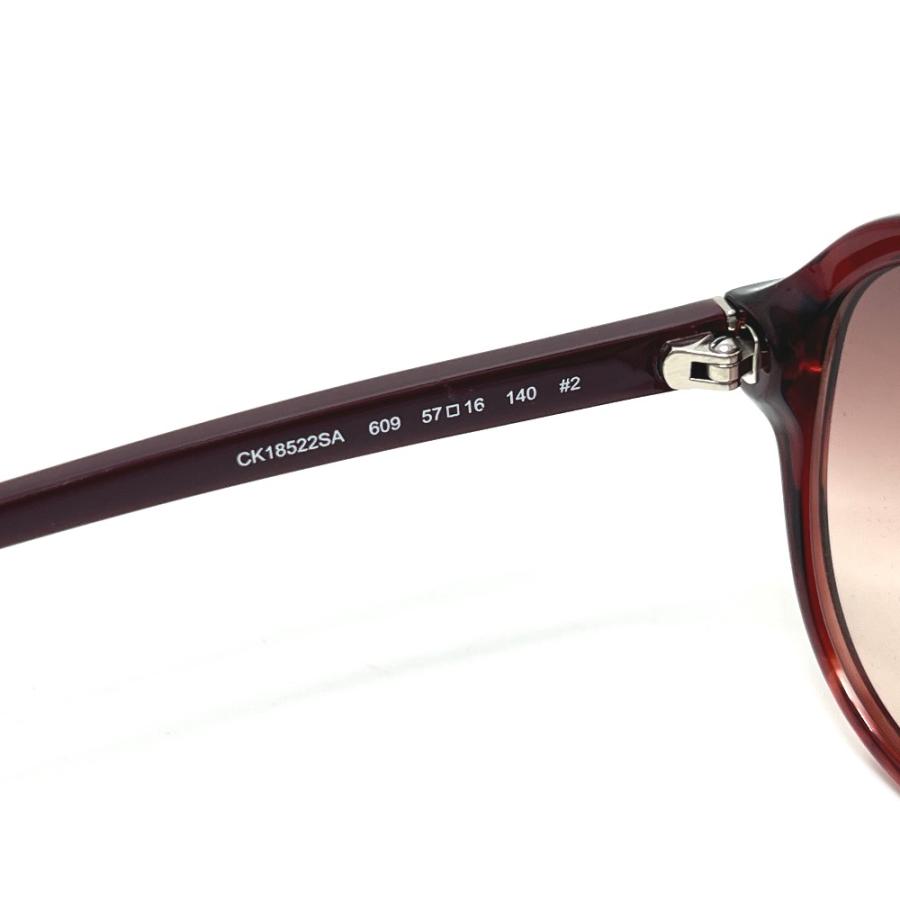CALVIN KLEIN カルバンクライン CK18522SA アジアンフィット  アイウェア サングラス ブラウン レディース【中古】 |  | 05