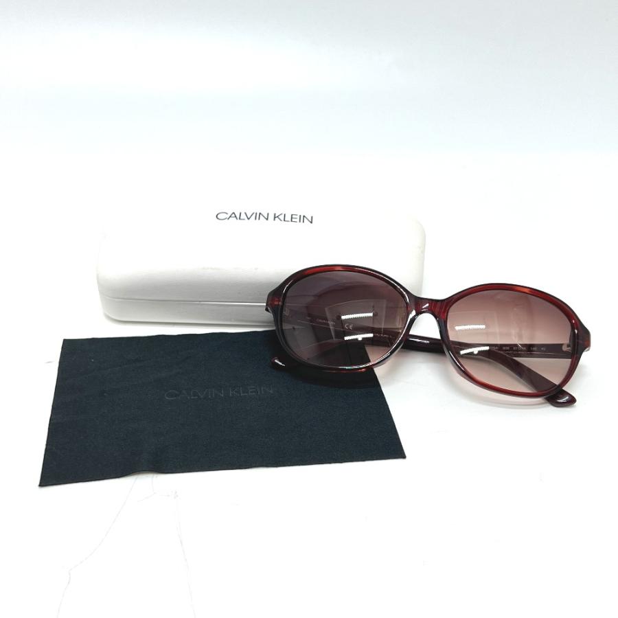 CALVIN KLEIN カルバンクライン CK18522SA アジアンフィット  アイウェア サングラス ブラウン レディース【中古】 |  | 09