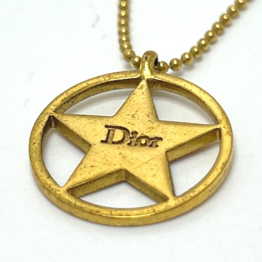 Christian Dior クリスチャンディオール サークル スター チェーン アクセサリー ネックレス ゴールド レディース【中古】 |  | 06