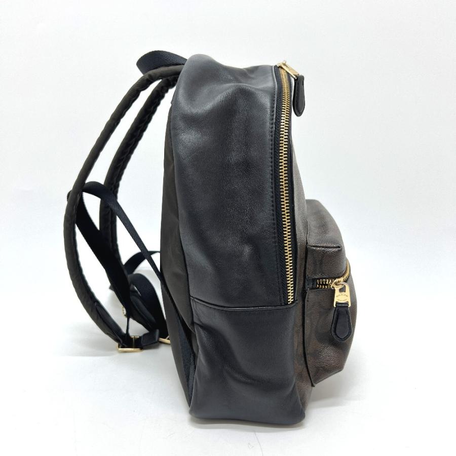 COACH コーチ F32200 チャーリー シグネチャー バックパック カバン バッグ リュック リュックサック ブラウン レディース【中古】 | COACH | 02