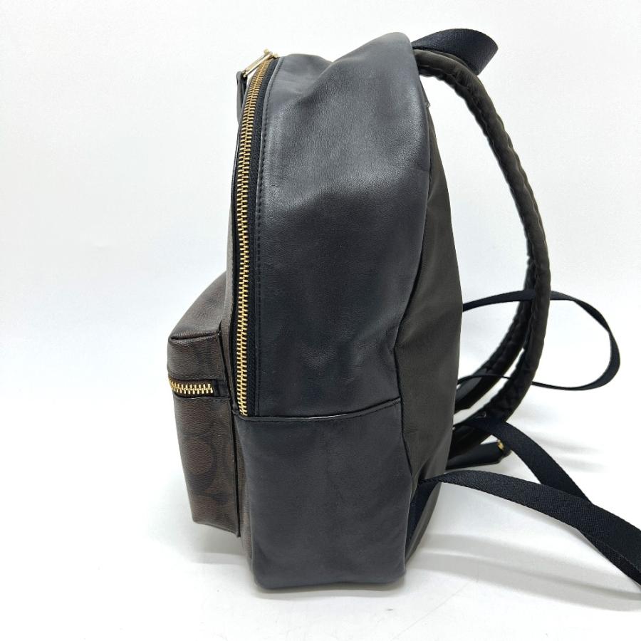 COACH コーチ F32200 チャーリー シグネチャー バックパック カバン バッグ リュック リュックサック ブラウン レディース【中古】 | COACH | 03