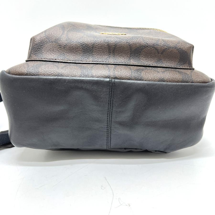 COACH コーチ F32200 チャーリー シグネチャー バックパック カバン バッグ リュック リュックサック ブラウン レディース【中古】 | COACH | 05