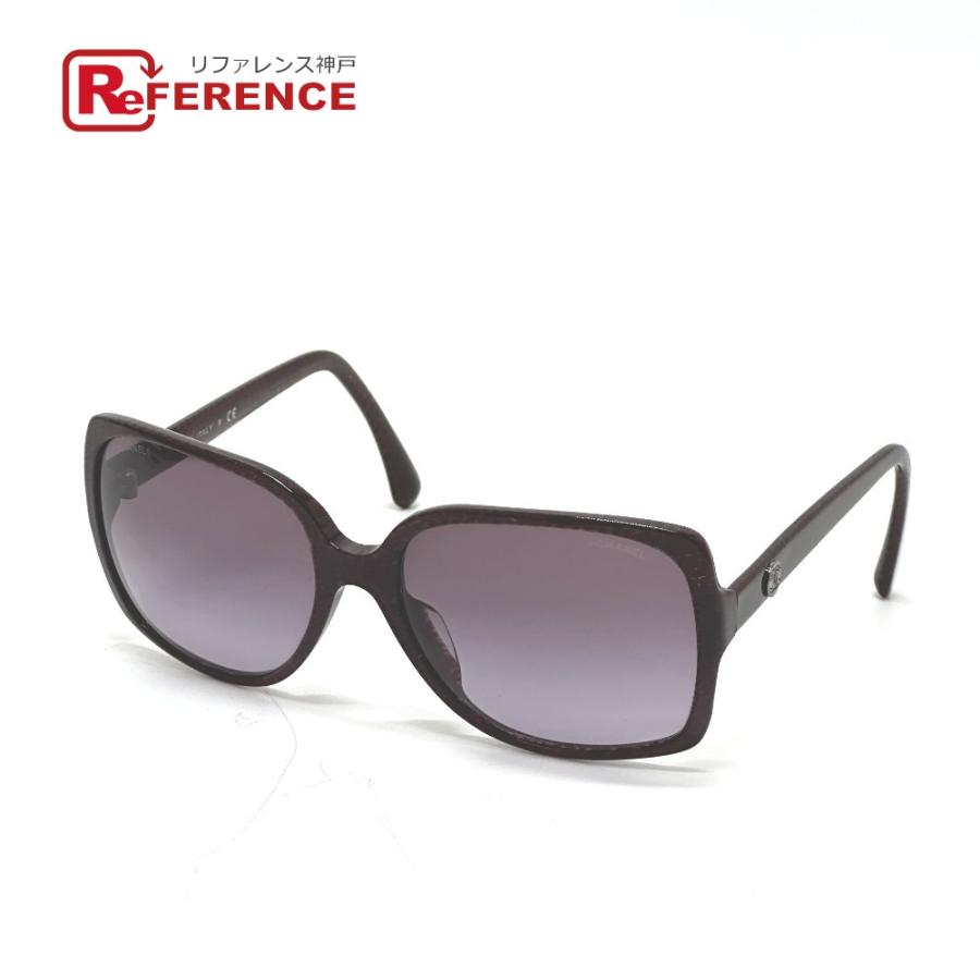 CHANEL シャネル 5267-A ココマーク めがね メガネ アイウェア 眼鏡 サングラス パープル系 レディース【中古】 | CHANEL