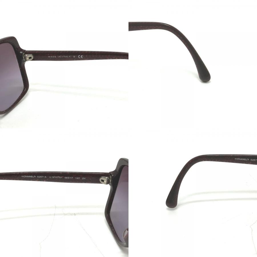 CHANEL シャネル 5267-A ココマーク めがね メガネ アイウェア 眼鏡 サングラス パープル系 レディース【中古】 | CHANEL | 08