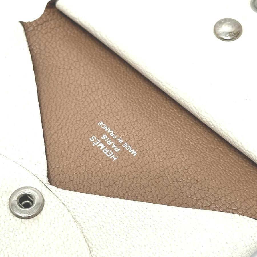 HERMES エルメス カルヴィデュオ カルヴィ デュオ カードケース 小銭入れ  財布 名刺入れ コインケース  2つ折り財布 ナタ/ケブラチョ | HERMES | 07