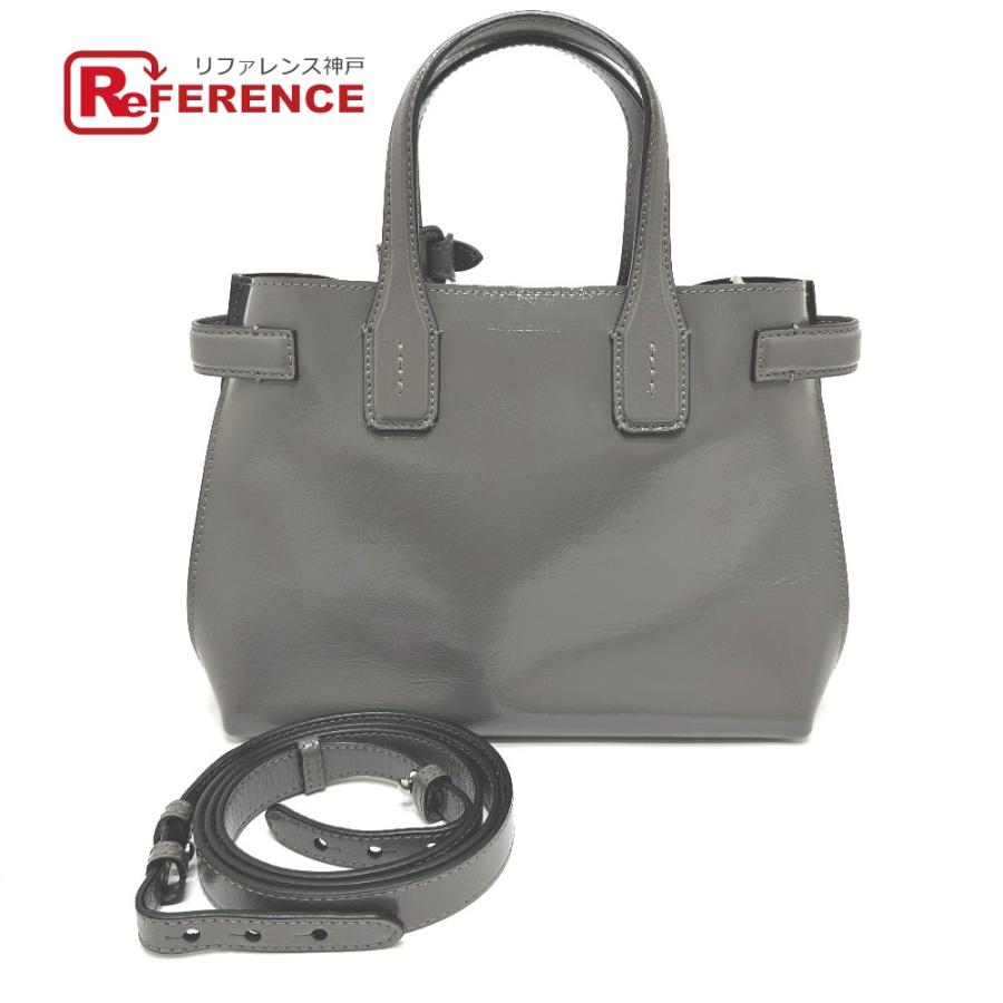 BURBERRY バーバリー 105054A1209 ソフトバナー 2WAY ショルダーバッグ ハンドバッグ グレー レディース【中古】 | BURBERRY