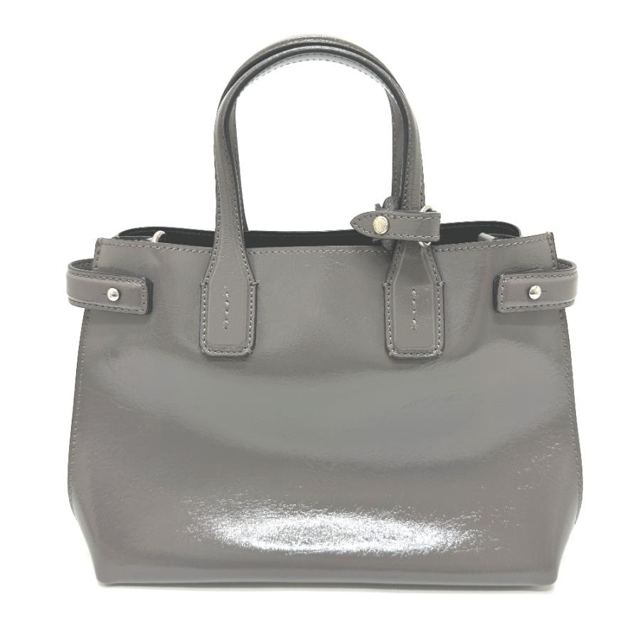 BURBERRY バーバリー 105054A1209 ソフトバナー 2WAY ショルダーバッグ ハンドバッグ グレー レディース【中古】 | BURBERRY | 01