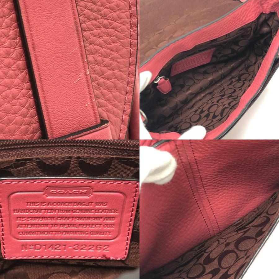 COACH コーチ 32262 ミニ ブルックリン 2WAY カバン ハンドバッグ 斜め掛け ブリーカー ショルダーバッグ ピンク レディース【中古】 | COACH | 08