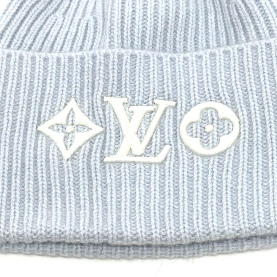 LOUIS VUITTON ルイヴィトン M93262 ビーニー・LV ヘッドライン ビーニー 帽子 ニットキャップ ニット帽 ブルーシエル レディース【中古】 | LOUIS VUITTON | 02