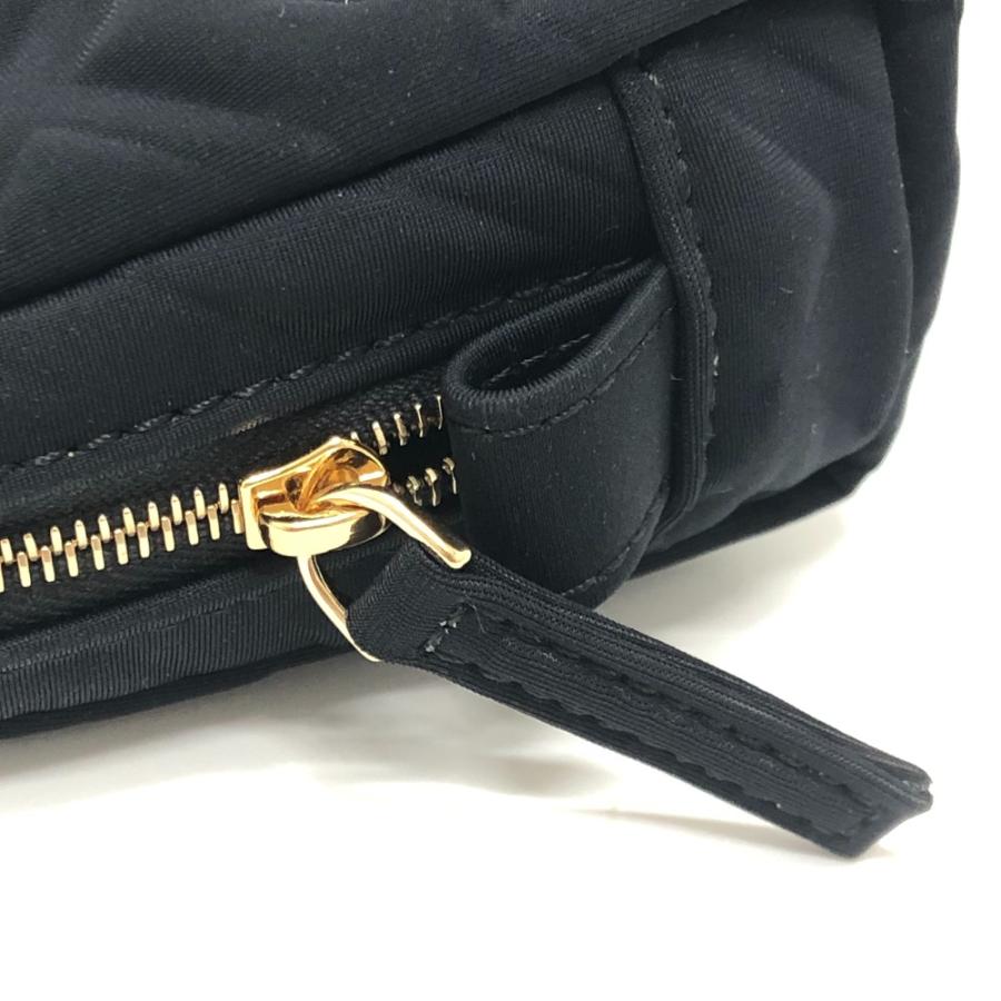 FENDI フェンディ 8N0179 FF ロゴ ズッカ エンボス メイクポーチ 化粧ポーチ ポーチ 小物入れ 化粧ポーチ ブラック レディース【中古】 | FENDI | 06