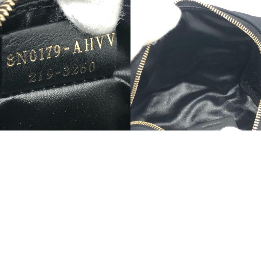 FENDI フェンディ 8N0179 FF ロゴ ズッカ エンボス メイクポーチ 化粧ポーチ ポーチ 小物入れ 化粧ポーチ ブラック レディース【中古】 | FENDI | 09