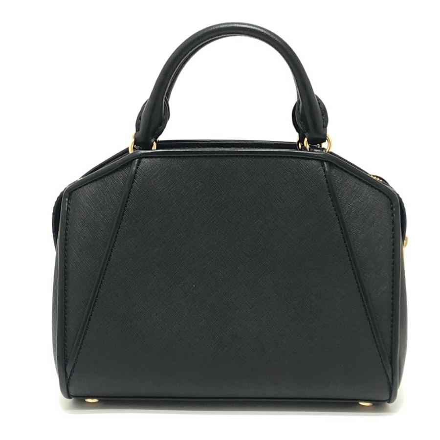 Michael Kors マイケルコース ロゴ カバン 2WAY 斜め掛け ショルダー CLEO サッチェル スモール ハンドバッグ ブラック レディース【中古】 | MICHAEL KORS | 01