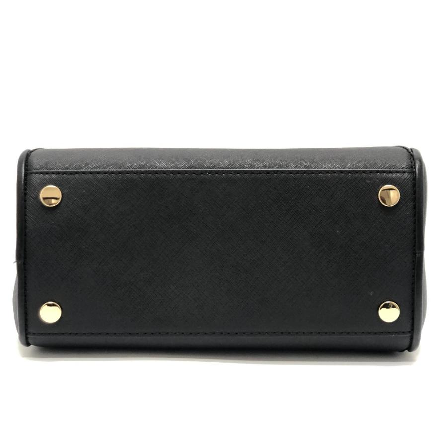 Michael Kors マイケルコース ロゴ カバン 2WAY 斜め掛け ショルダー CLEO サッチェル スモール ハンドバッグ ブラック レディース【中古】 | MICHAEL KORS | 04