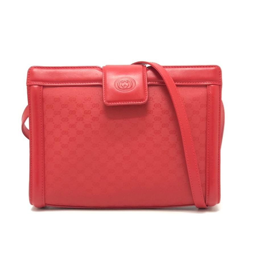 GUCCI グッチ 004-113-0364 GG柄 カバン 2WAY セカンドバッグ クラッチ オールドグッチ ショルダーバッグ レッド レディース【中古】 | GUCCI | 05