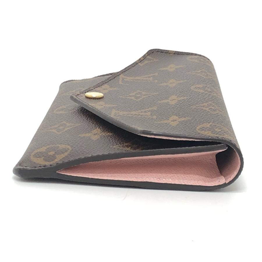 美品 LOUIS VUITTON ルイヴィトン M62203 ポルトフォイユ・ジャンヌ カードケース ロングウォレット 財布 長財布 ローズバレリーヌ【中古】 | LOUIS VUITTON | 03