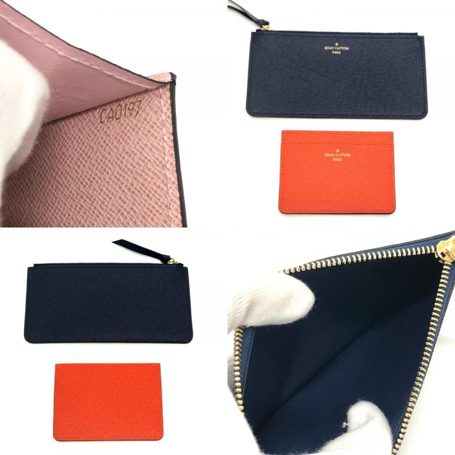 美品 LOUIS VUITTON ルイヴィトン M62203 ポルトフォイユ・ジャンヌ カードケース ロングウォレット 財布 長財布 ローズバレリーヌ【中古】 | LOUIS VUITTON | 08