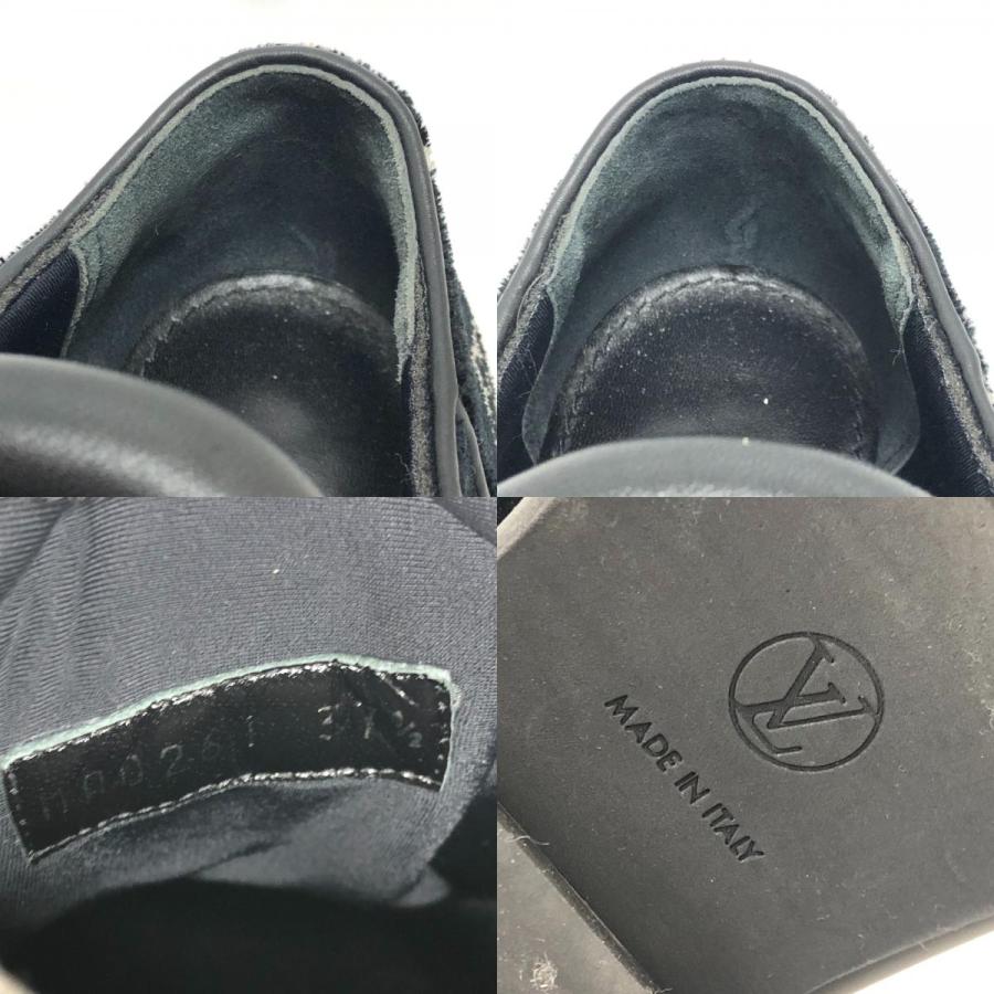 LOUIS VUITTON ルイヴィトン LVボブール・ライン ダービー 靴 ローファー チャンキーヒール レザーシューズ ブラック レディース【中古】 | LOUIS VUITTON | 08