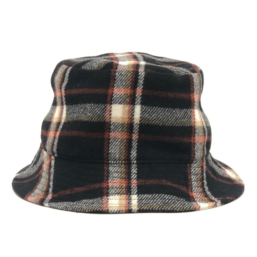 CELINE セリーヌ 2AU5B231L ロゴ チェック ハット帽 帽子 バケットハット ボブハット ウール ハット マルチカラー レディース【中古】 | CELINE | 03
