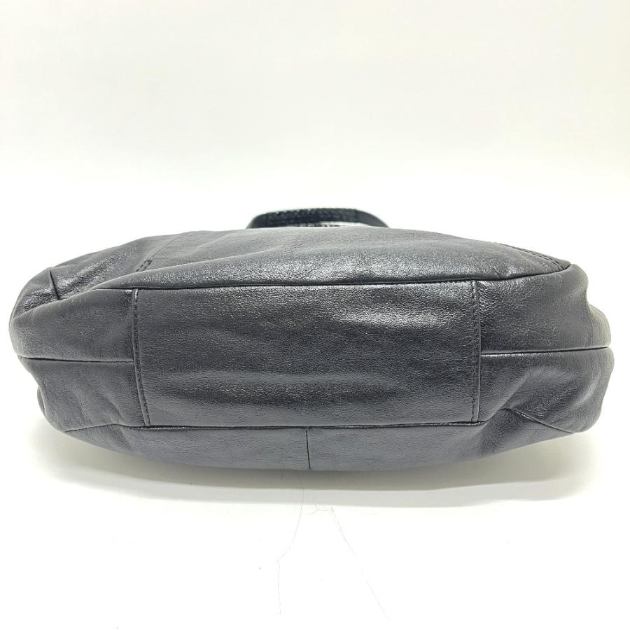 COACH コーチ F19453 ロゴプレート 肩掛け カバン バッグ  ハンドバッグ ブラック レディース【中古】 | COACH | 03