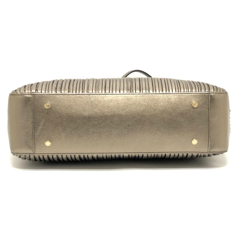 BVLGARI ブルガリ モネーテ ナッパプリセ カバン バッグ チェーン 肩掛け ショルダーバッグ トートバッグ ゴールド レディース【中古】 | BVLGARI | 04