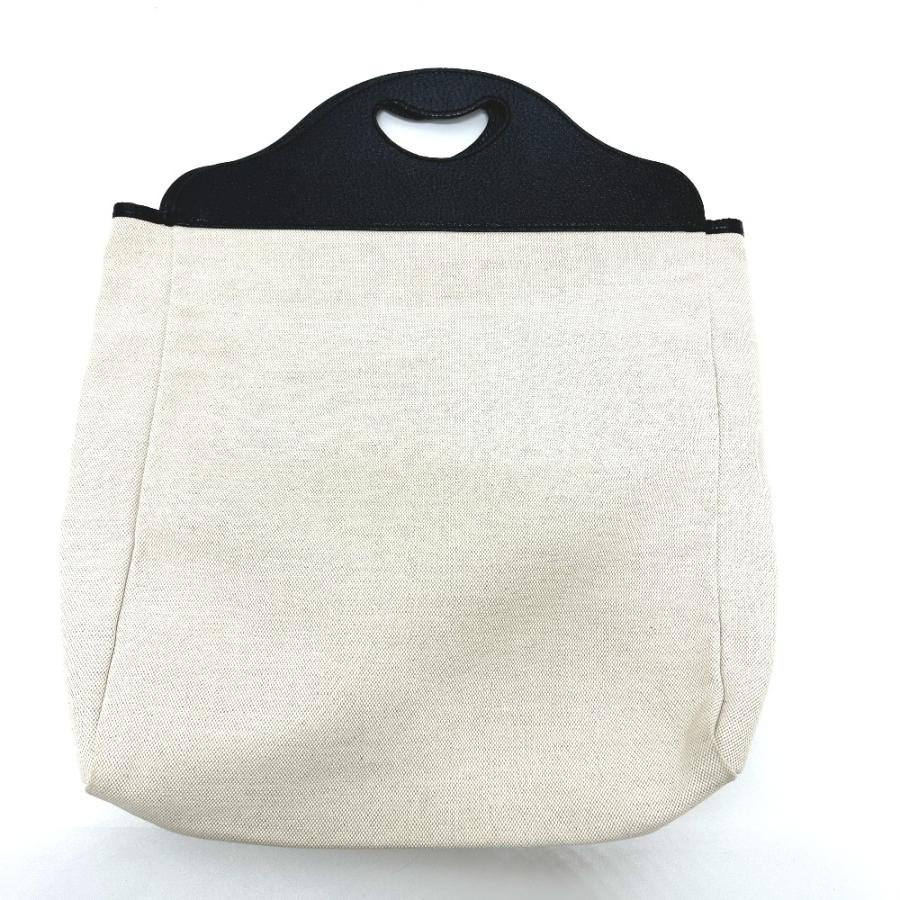 GUCCI グッチ 284156 クレストロゴ カバン ハンドバッグ ベージュ×ブラック レディース【中古】 | GUCCI | 01