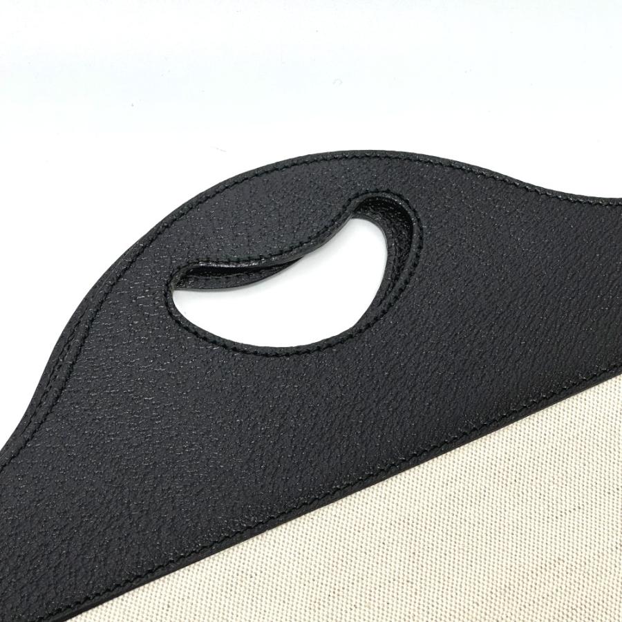 GUCCI グッチ 284156 クレストロゴ カバン ハンドバッグ ベージュ×ブラック レディース【中古】 | GUCCI | 07