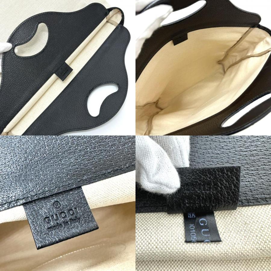 GUCCI グッチ 284156 クレストロゴ カバン ハンドバッグ ベージュ×ブラック レディース【中古】 | GUCCI | 08