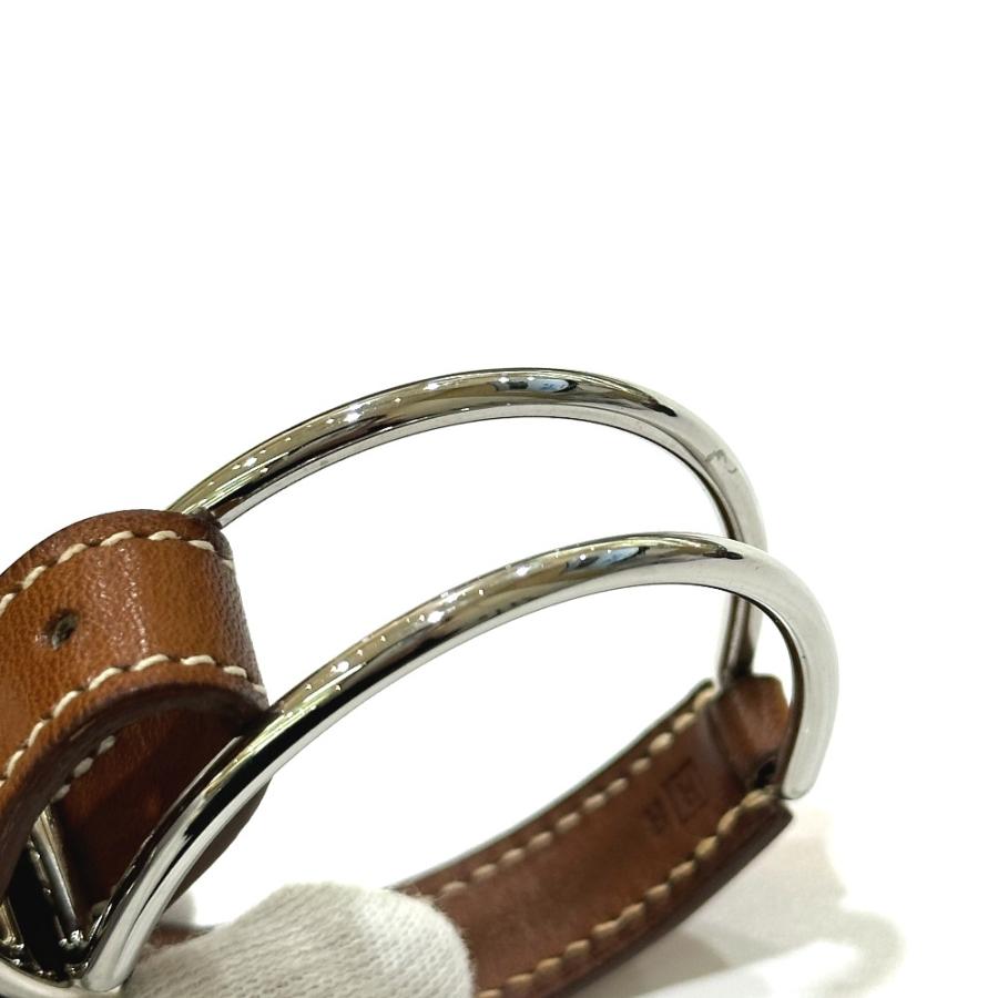 HERMES エルメス ベルト 切り替え ブレスレット ブラウン レディース【中古】 | HERMES | 03