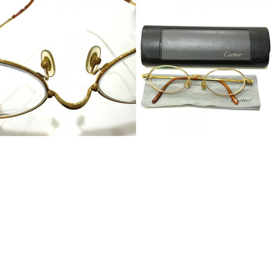 CARTIER カルティエ トリニティ メガネ アイウェア 度あり 眼鏡 ゴールド レディース【中古】 | Cartier | 09