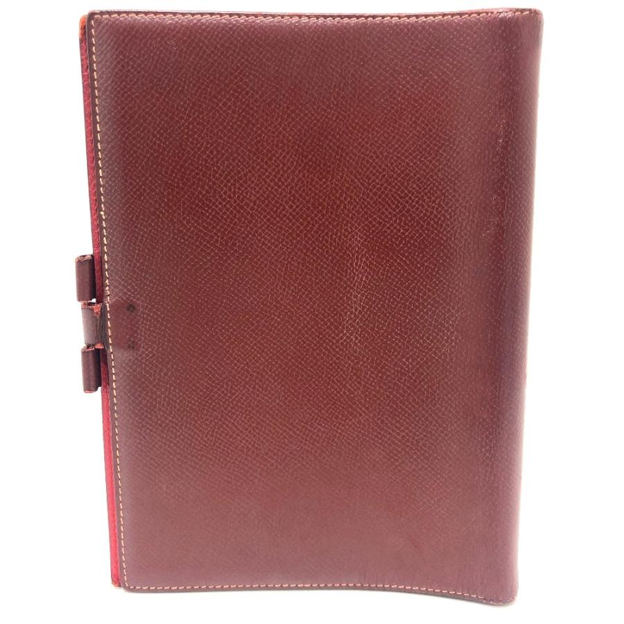 HERMES エルメス アジェンダGM ノートカバー アジェンダカバー 手帳カバー ルージュアッシュ レディース【中古】 | HERMES | 01