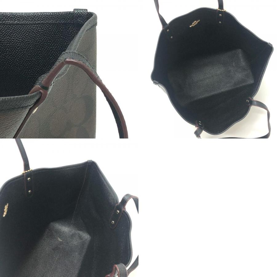 COACH コーチ シグネチャー カバン ハンドバッグ 肩掛け トートバッグ ブラウン レディース【中古】 | COACH | 09