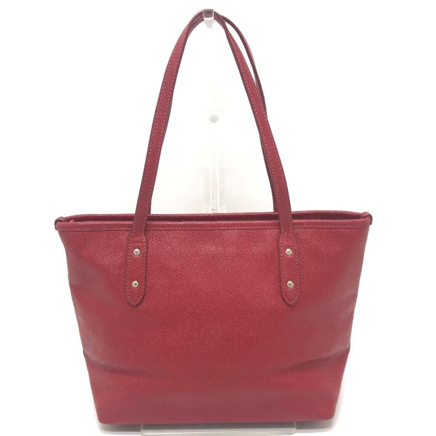 COACH コーチ F22967 オックスブラッド カバン ハンドバッグ 肩掛け トートバッグ レッド レディース【中古】 | COACH | 01