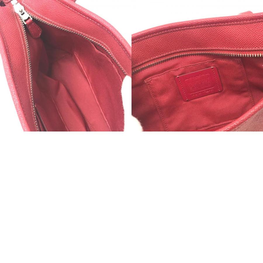 COACH コーチ F22967 オックスブラッド カバン ハンドバッグ 肩掛け トートバッグ レッド レディース【中古】 | COACH | 09